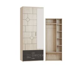 Шкаф 2-х дверный с ящиками Шк10 МС Далиан (дуб сонома/croco braun) | подробнее Шкаф 2-х дверный с ящиками Шк10 МС Далиан (дуб сонома/croco braun) | фото