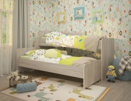 Кровать выкатная Радуга 800*1900 Щиты (Матрешка) БЕЗ ящика/бортика | подробнее Кровать выкатная Радуга 800*1900 Щиты (Матрешка) БЕЗ ящика/бортика | фото